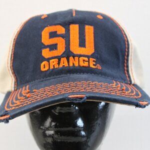 Syracuse Orange Stitched Worn Vintage/Retro Style Adjustable Snapback Adult OSFM